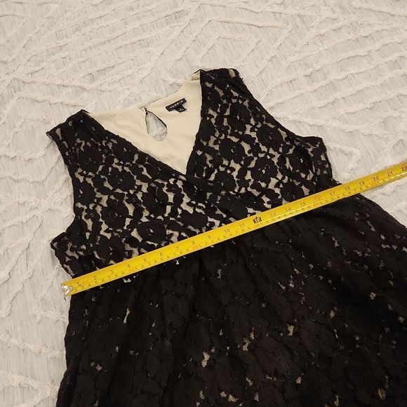 Sexy black lace Torrid high low dress, size 1X - Picture 5 of 8